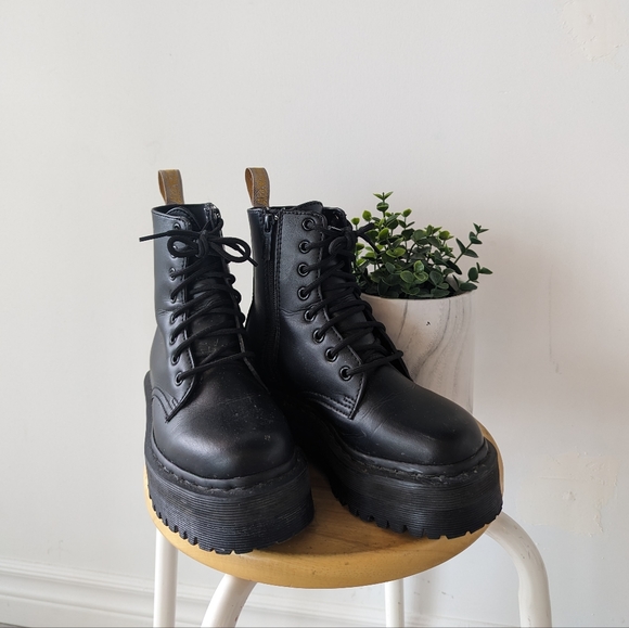 DOC MARTENS JADON VEGAN PLATFORM BOOTS - Picture 2 of 6